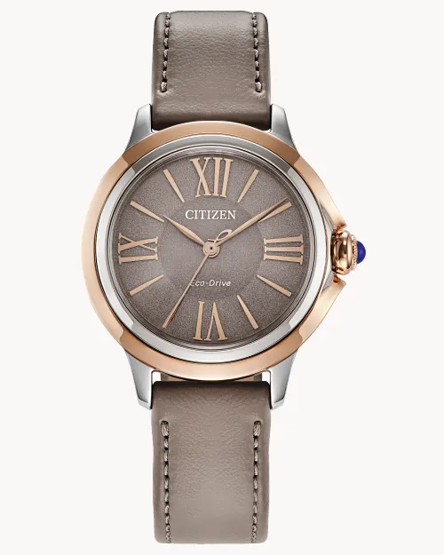 Citizen L Ceci Taupe Dial Eco-Pet Strap EM1166-01Z | CITIZEN Citizen L Ceci Taupe Dial Eco-Pet Strap EM1166-01Z | CITIZEN